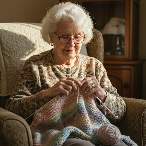 Knitting for the grandkids