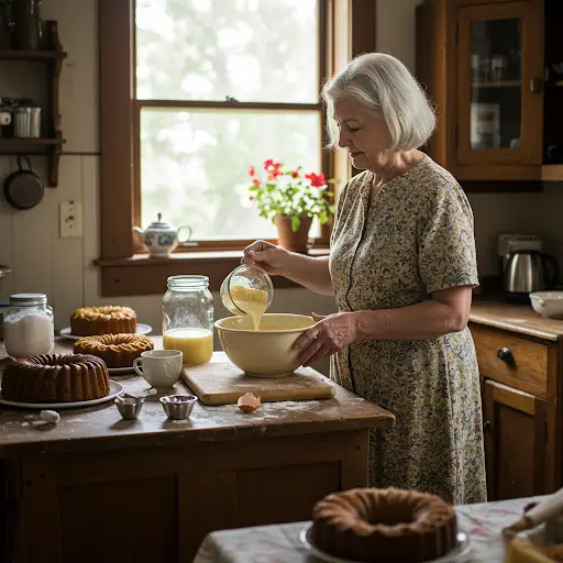 Her famous bakes