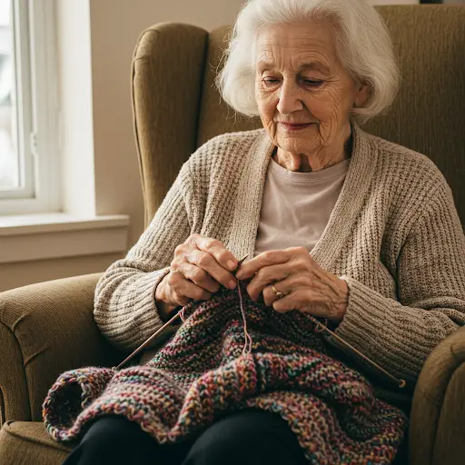 Knitting for everyone she loved