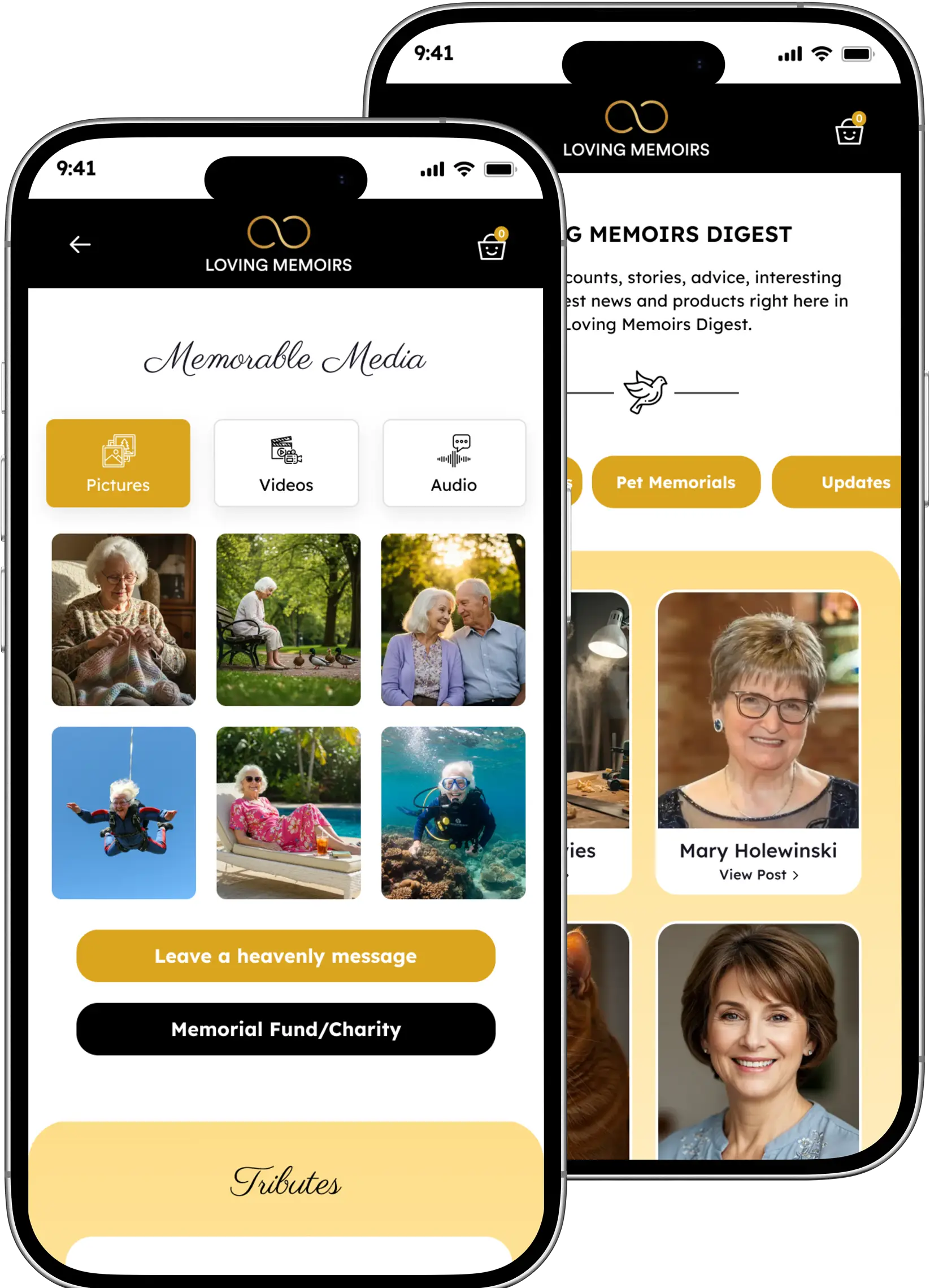 A collection of photo memories