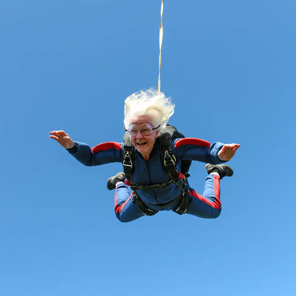 Skydiving for charity