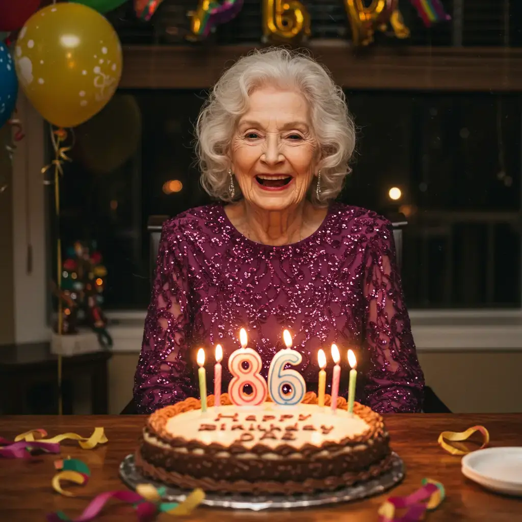 Her 86th birthday